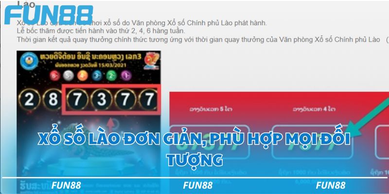 Luật chơi xổ số Lào đơn giản, phù hợp cho mọi đối tượng