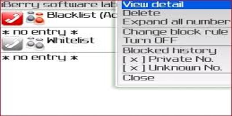 Cách tạo Black và Whitelist trên BlackBerry