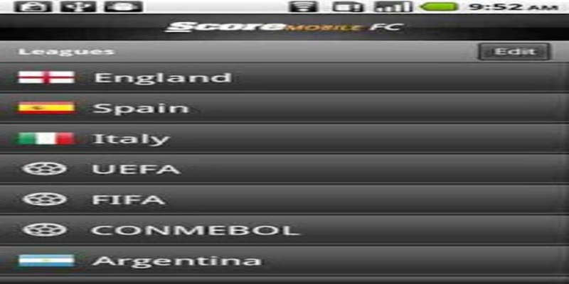 [Free] ScoreMobile v1.9.1 - Cập nhật thông tin thể thao trên BlackBerry.