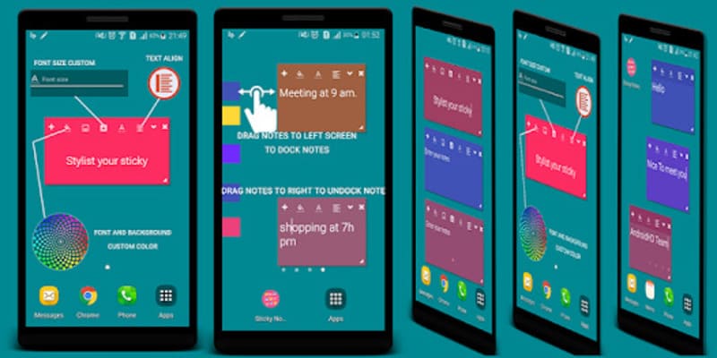 StickyNote OS 4.7+- Đặt note ngay trên homescreen